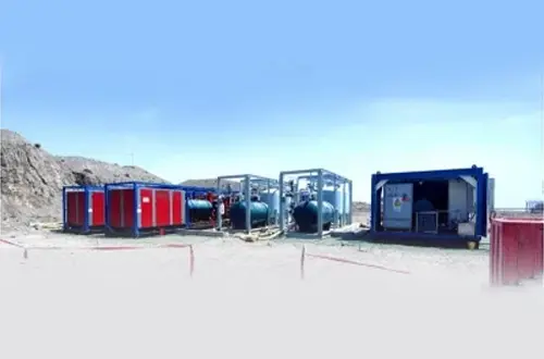 Geso 8 set kompresor udara 350KW + 1550m3 / H Generator Generator Nitrogen mbantu industri petrokimia Xinjiang Cina